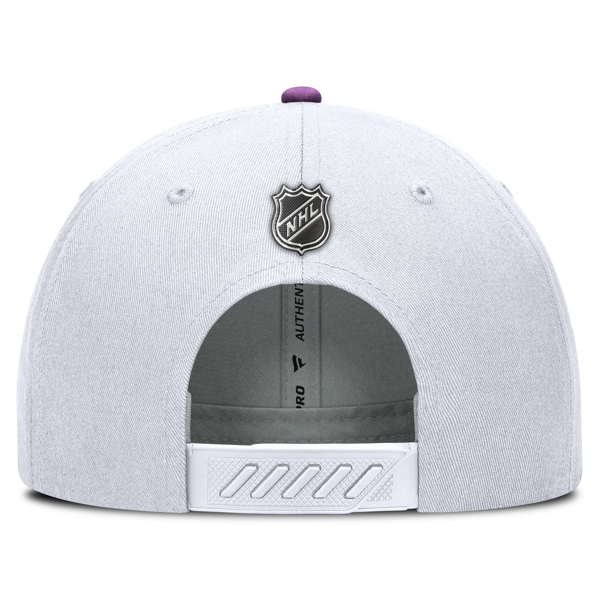 Edmonton Oilers 2024-25 Fanatics White Authentic Pro Hockey Fights Cancer Snapback Hat - Misc image 4