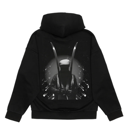 THE ENLIGHTENED ONE PREMIUM HEAVYWEIGHT HOODIE - BLACK - Apparel image 1