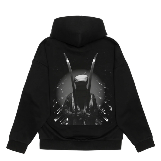 THE ENLIGHTENED ONE PREMIUM HEAVYWEIGHT HOODIE - BLACK - Apparel image 1