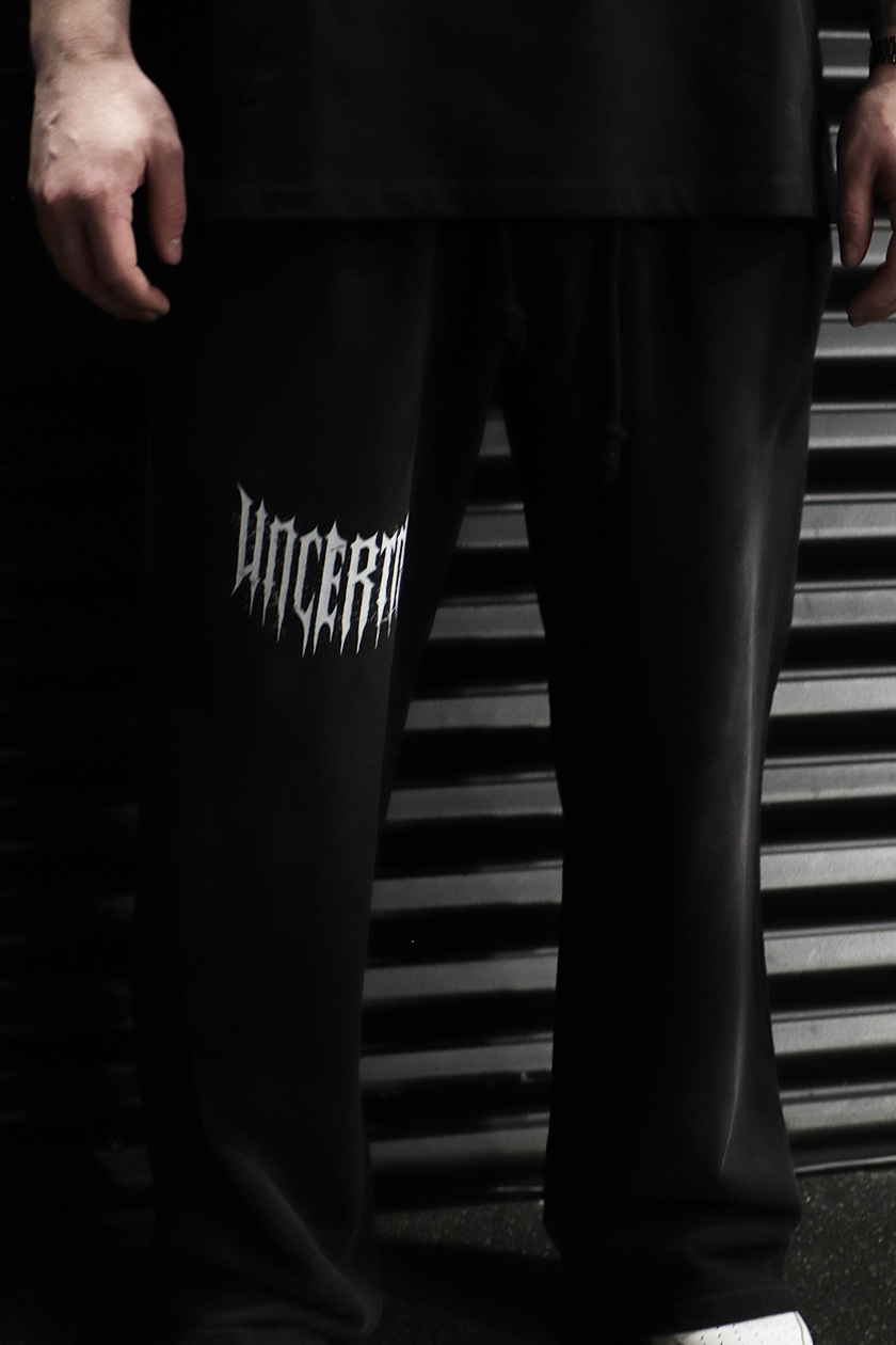 UC022 Envy Straight Cut Joggers - Black Wash - Misc image 3