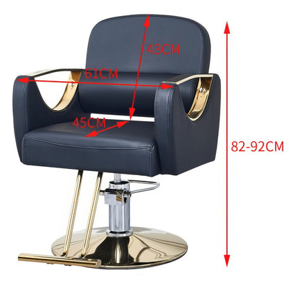 Modern All Purpose Hydraulic Styling Chair - 002 Cream - Beauty image 2