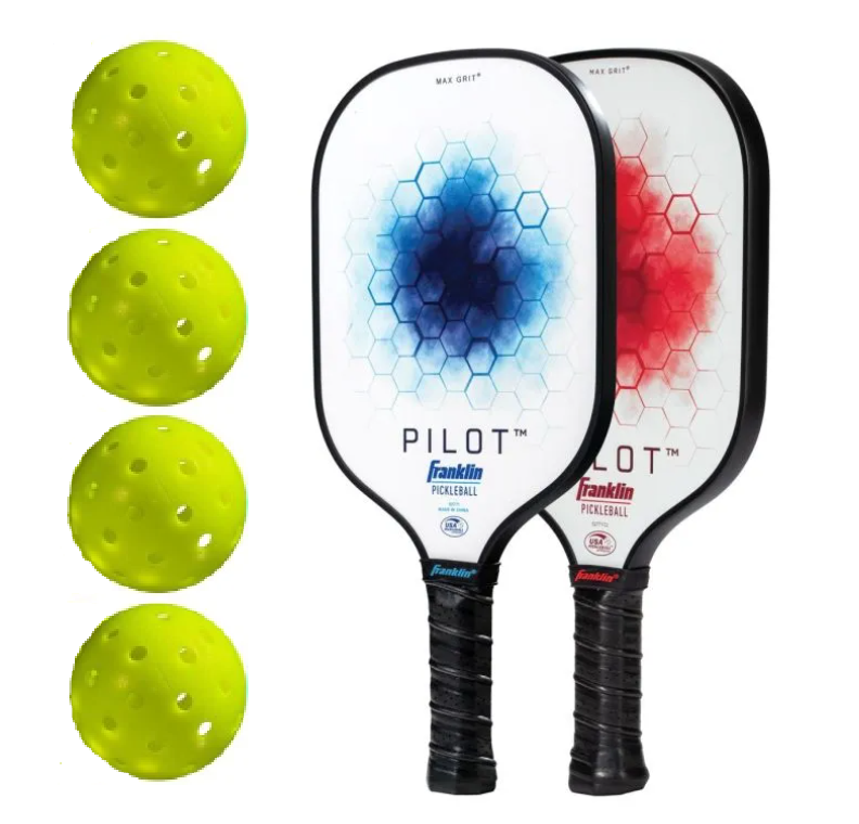 FRANKLIN PICKLEBALL - PILOT PADDLE - PERFORMANCE SERIES - 2 PLAYER SET - Kitchen & Dining image 1