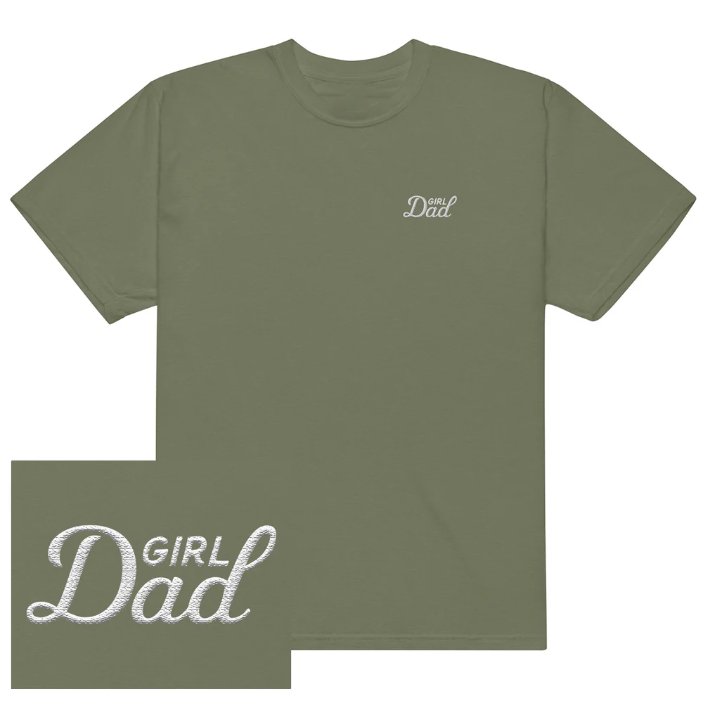 Girl Dad Embroidered Tee - Kitchen & Dining image 1