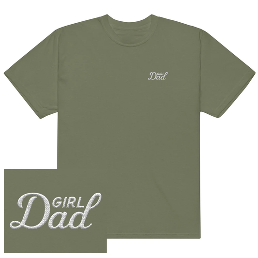 Girl Dad Embroidered Tee - Kitchen & Dining image 1