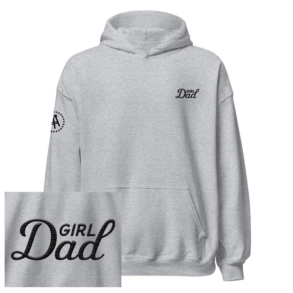 Girl Dad Embroidered Hoodie - Apparel image 2