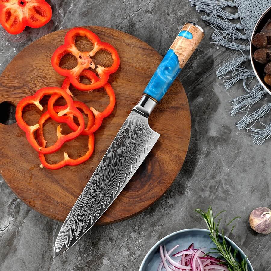 Executive Japanese Damascus Steel Knife Set - Kitchen & Dining image 13