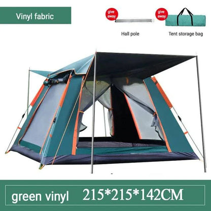 Family Camping Tent - Automatic Setup, Waterproof, All Seasons, Ideal for Camping, Beach, Hiking (3-4 & 5-6 Person Sizes) with Carrying Bag - Misc image 11