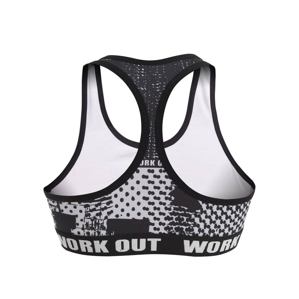 Raster Printing Gray Fitness Suit - Athletic image 9