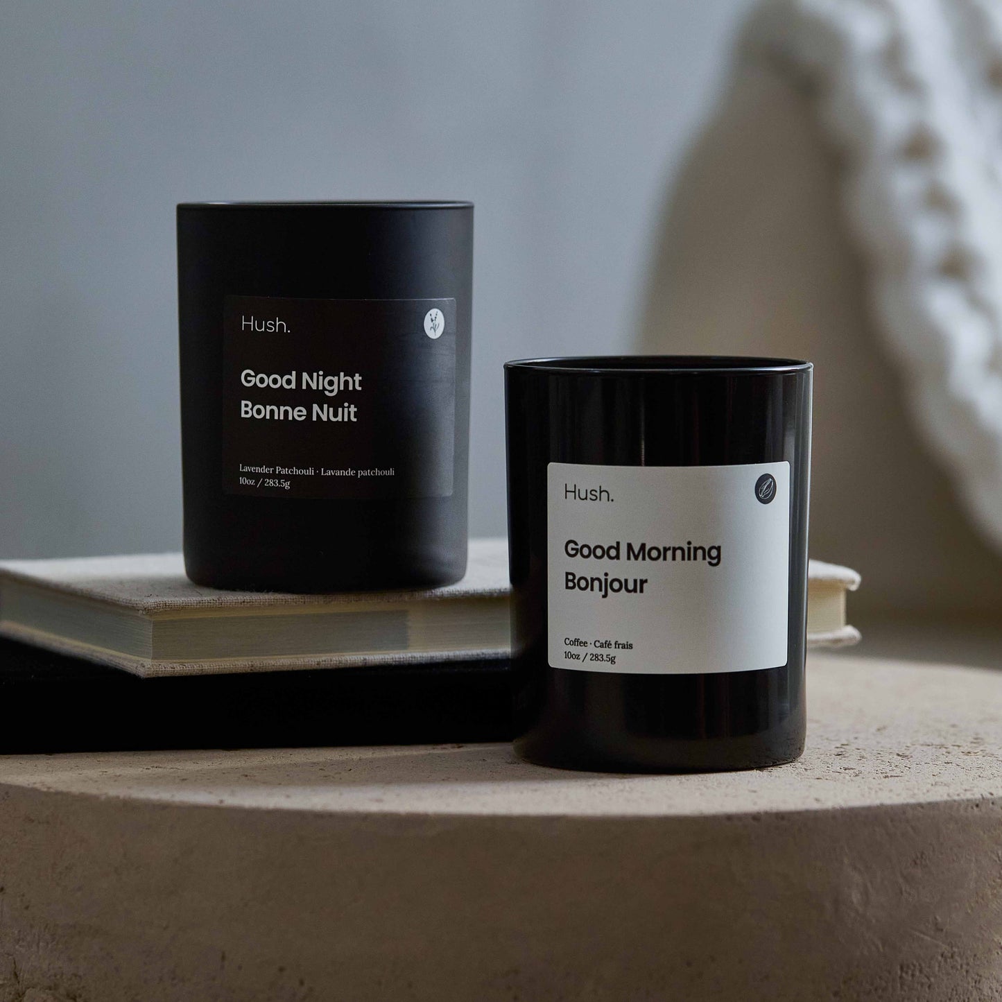 Good Morning & Good Night Candle Set - Home Decor image 2