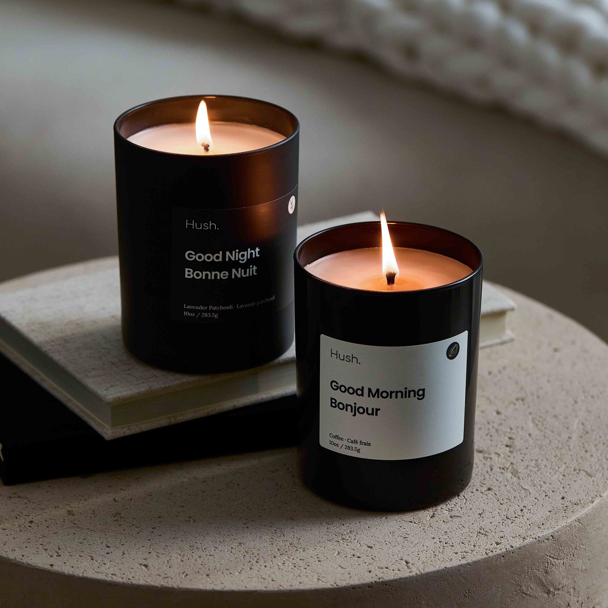 Good Morning & Good Night Candle Set - Home Decor image 3