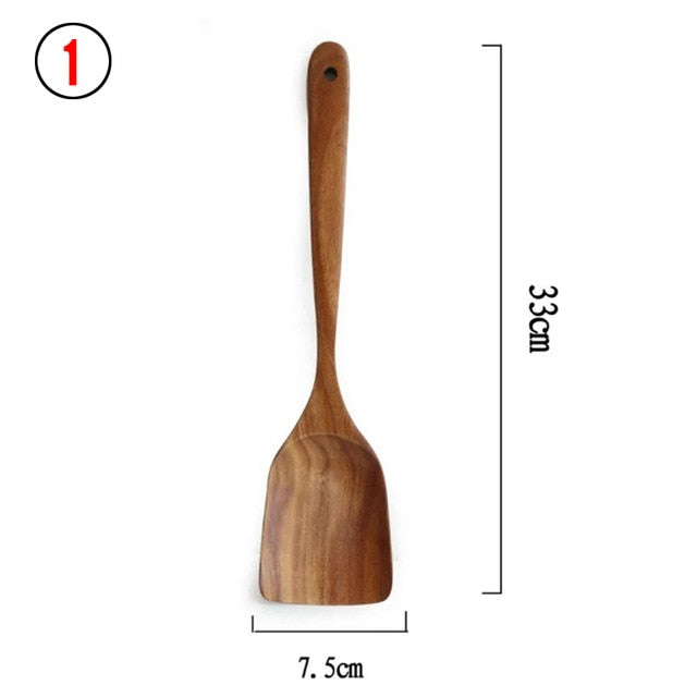 YEK NATURAL WOOD COOKING SKIMMER KIT - Kitchen & Dining image 9