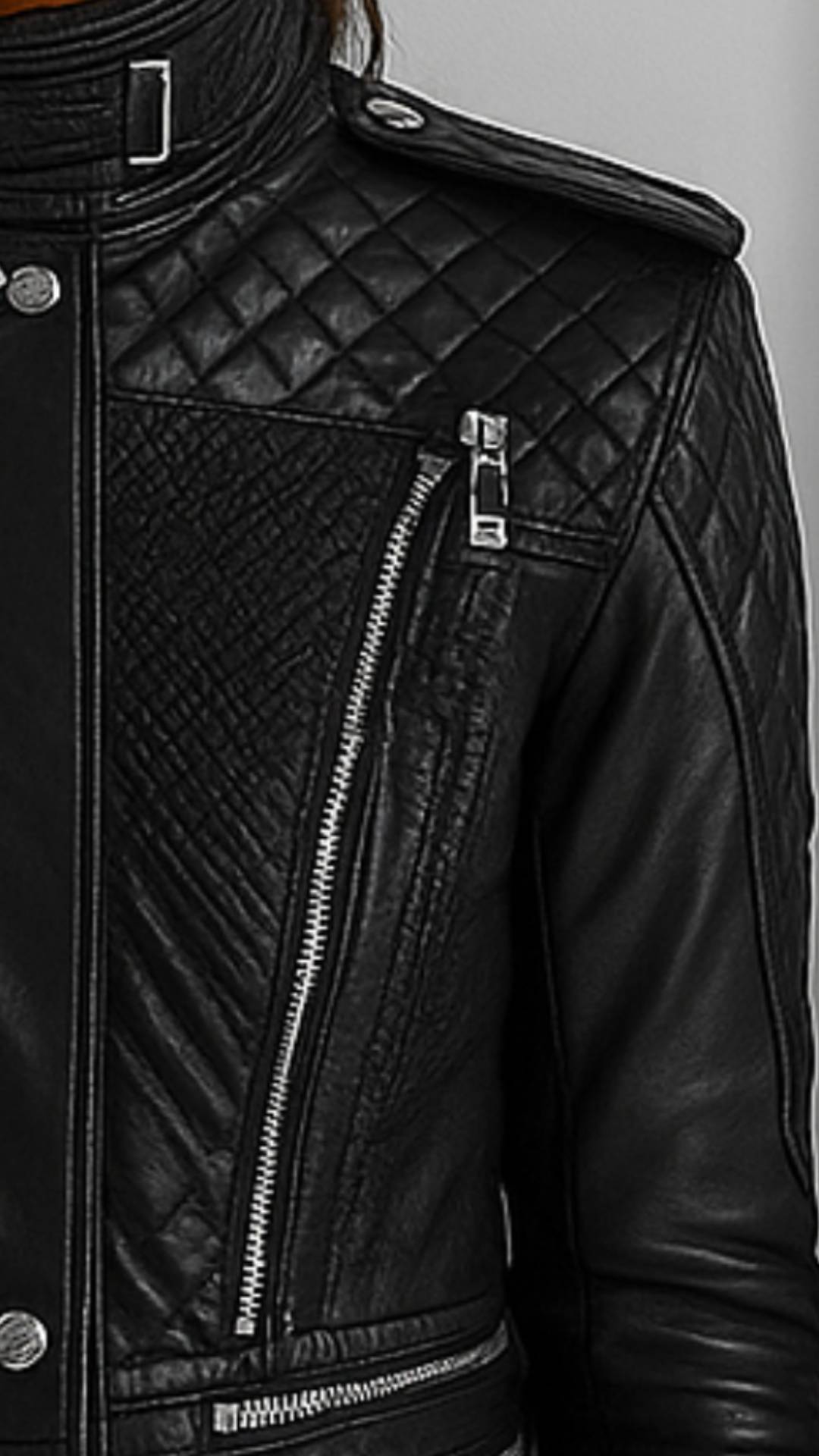 Hallie Leather Black Jacket - Women Leather Jacket Black - Apparel image 3