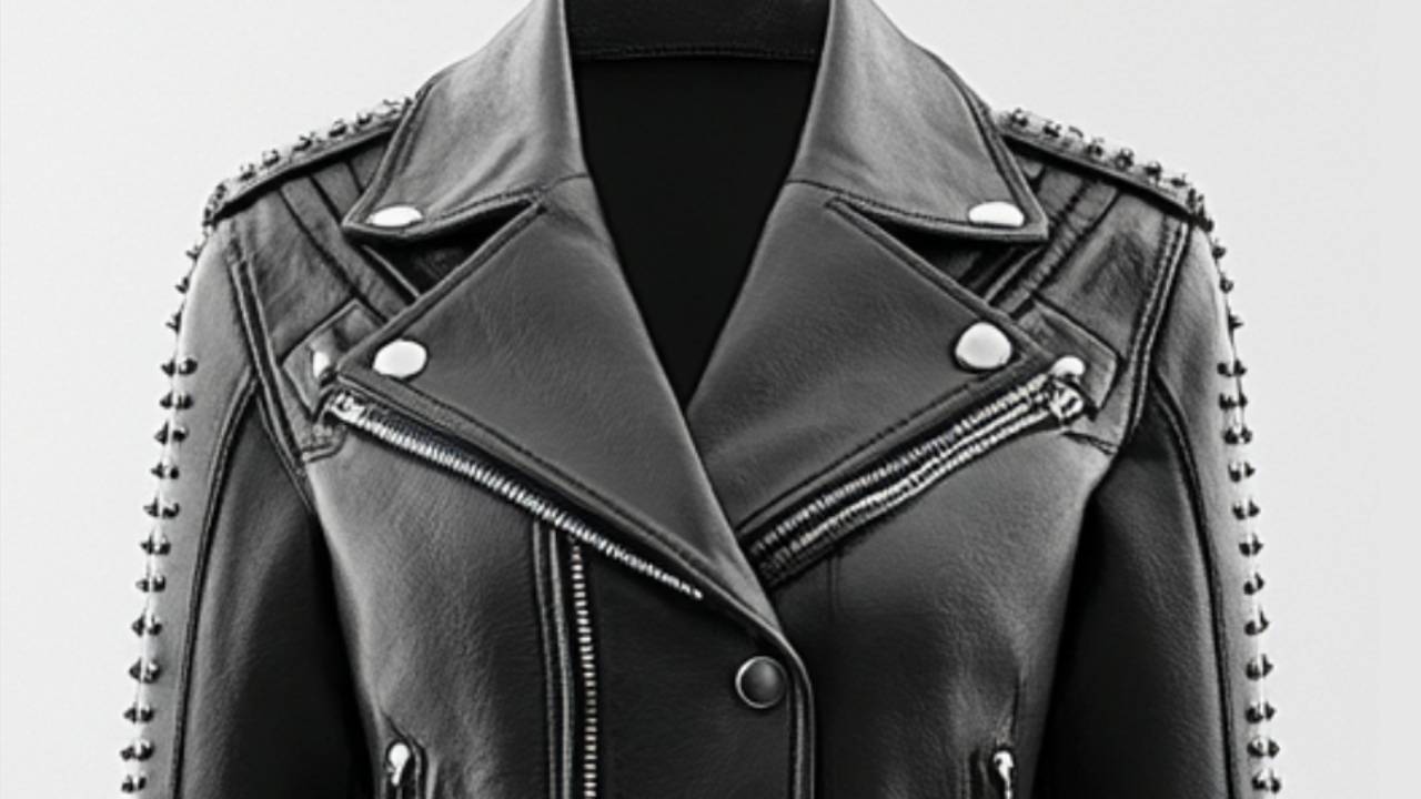 Harry Leather Black Jacket - Women Leather Jacket Black - Apparel image 3