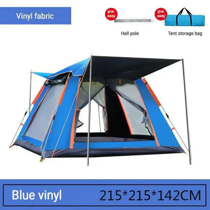 Family Camping Tent - Automatic Setup, Waterproof, All Seasons, Ideal for Camping, Beach, Hiking (3-4 & 5-6 Person Sizes) with Carrying Bag - Misc image 12