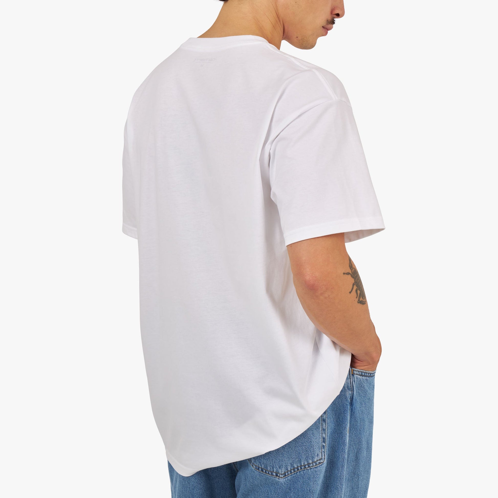 Carhartt WIP Chase T-shirt White / Gold - Misc image 5