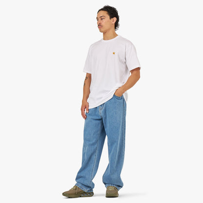 Carhartt WIP Chase T-shirt White / Gold - Misc image 6