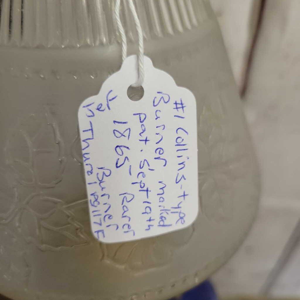 Cobalt Blackberry Kerosene Lantern 1870 (Jef) - Misc image 3