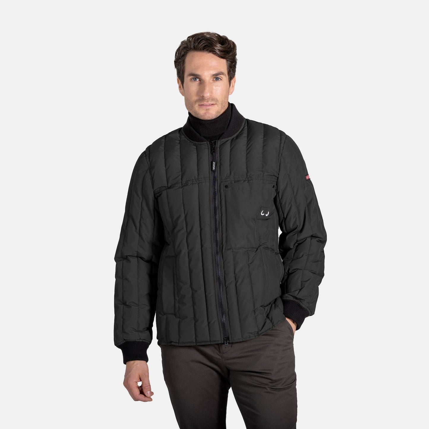 Passage Bomber Jacket Black - Apparel image 2
