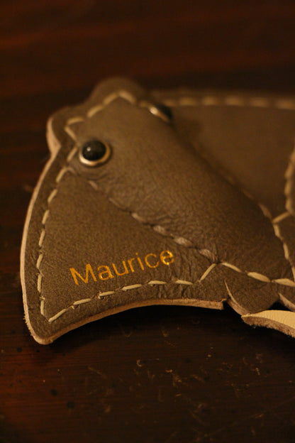 Handmade Stingray Sea Flap Flap Airtag Holder /Magnetic Keychain | Made-to-order 4 to 6 weeks lead time to ship from Canada - Accessories image 4