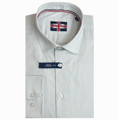 SOUL OF LONDON DRESS SHIRT- Green - Apparel image 1