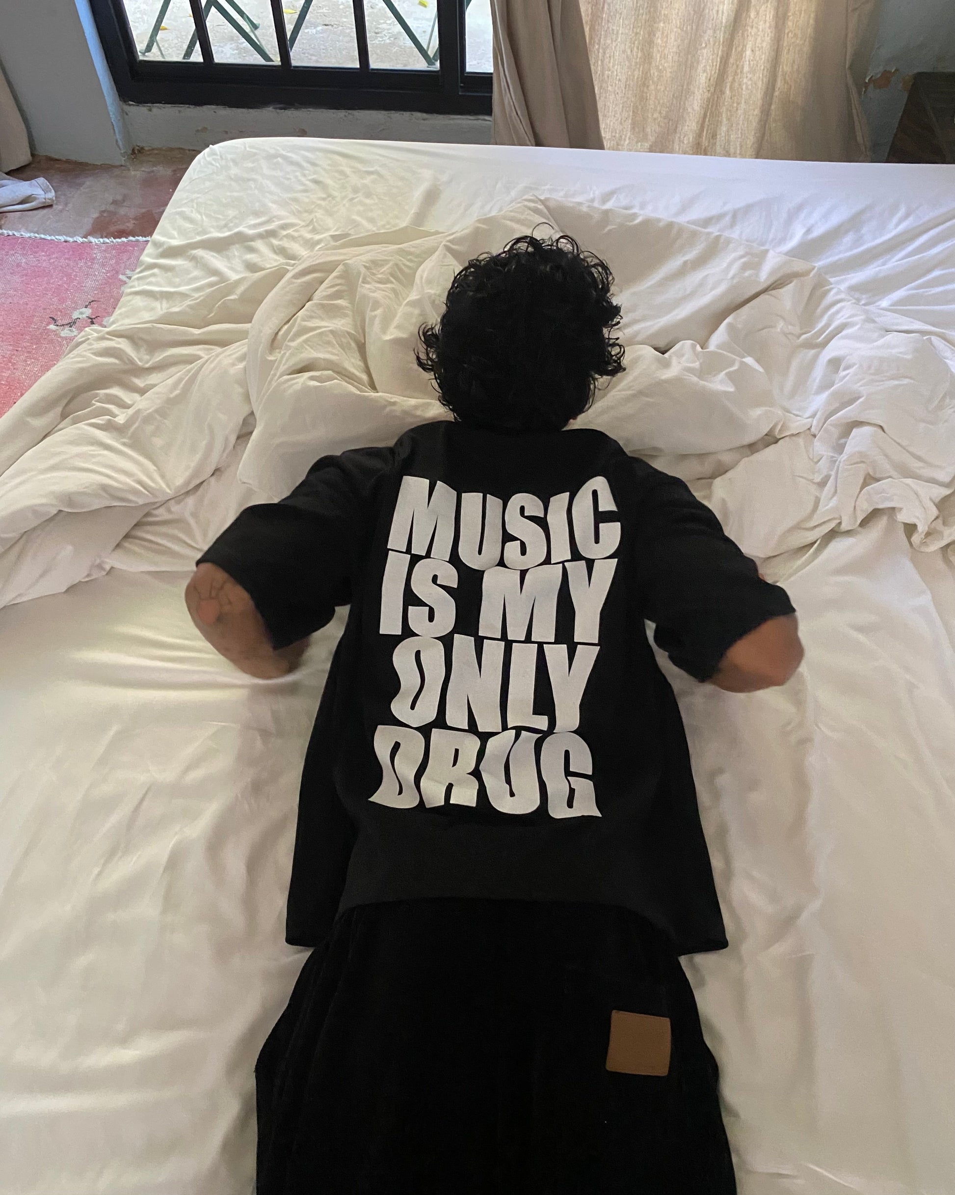 Music Is My Only Drug Tee - Apparel image 5