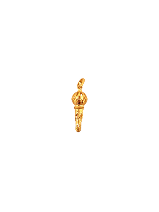 22K Gold Designer Pendant - Jewelry image 1