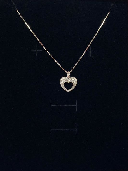 Sterling Silver Heart Necklace - Jewelry image 1
