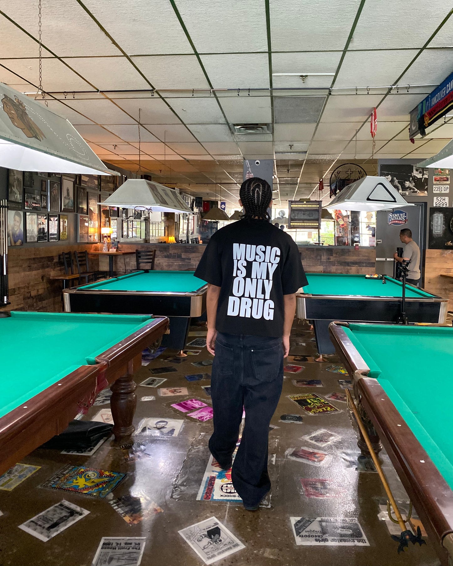 Music Is My Only Drug Tee - Apparel image 2