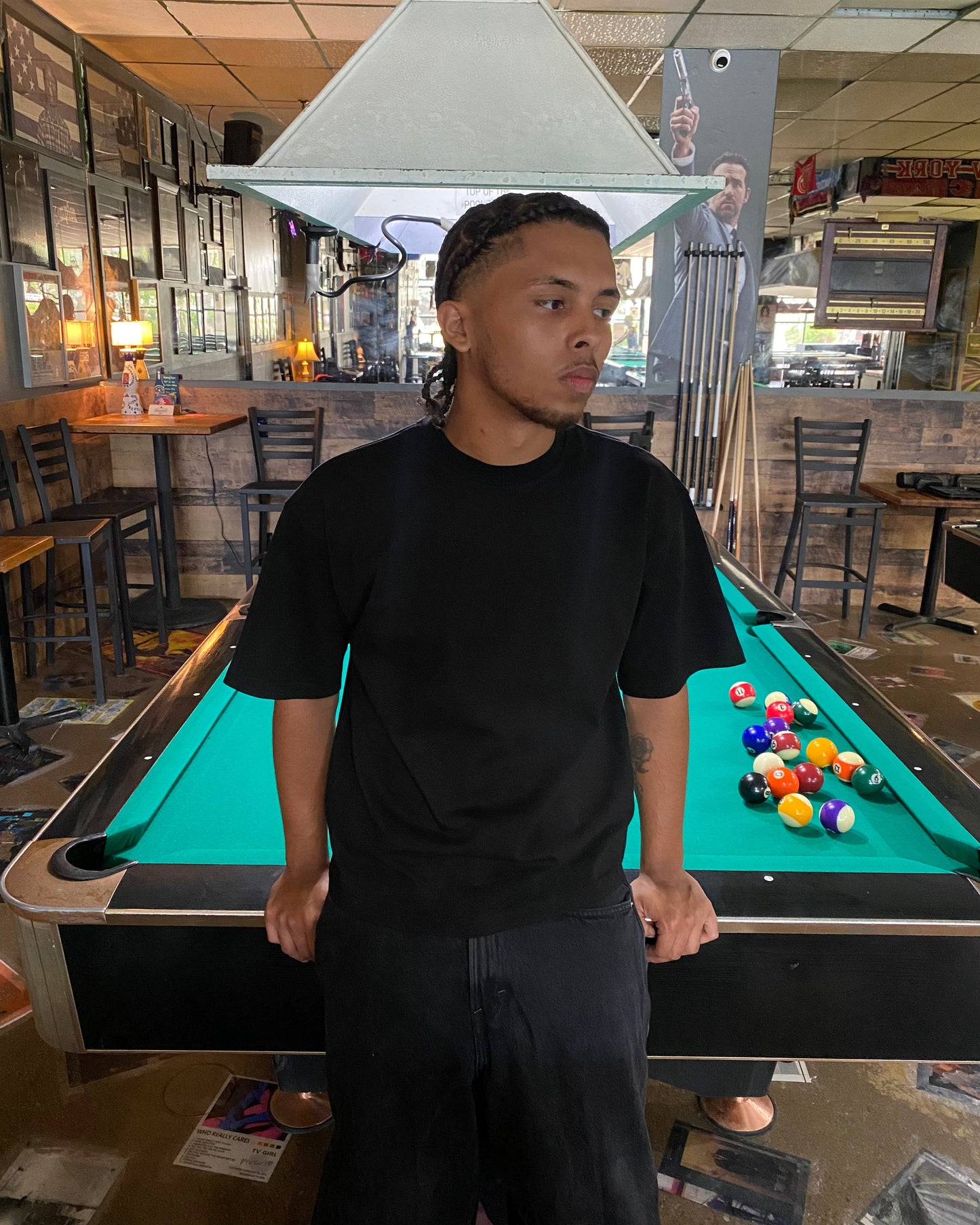 Heavyweight Black Tee - Apparel image 2
