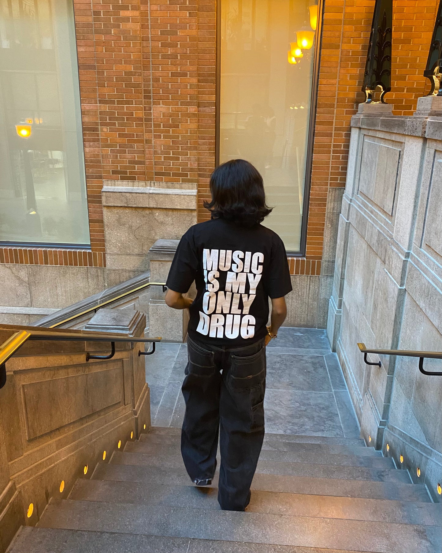 Music Is My Only Drug Tee - Apparel image 3