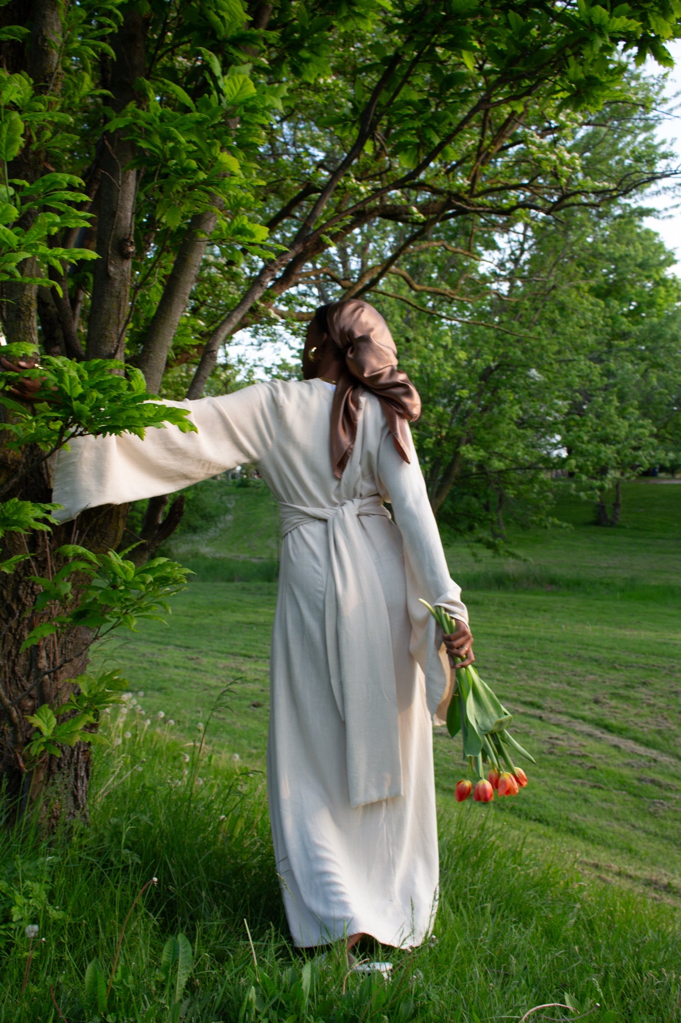 Serenity Dress- Beige - Apparel image 3