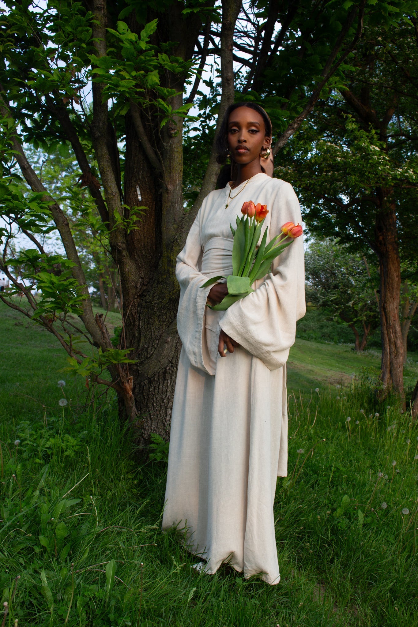 Serenity Dress- Beige - Apparel image 1