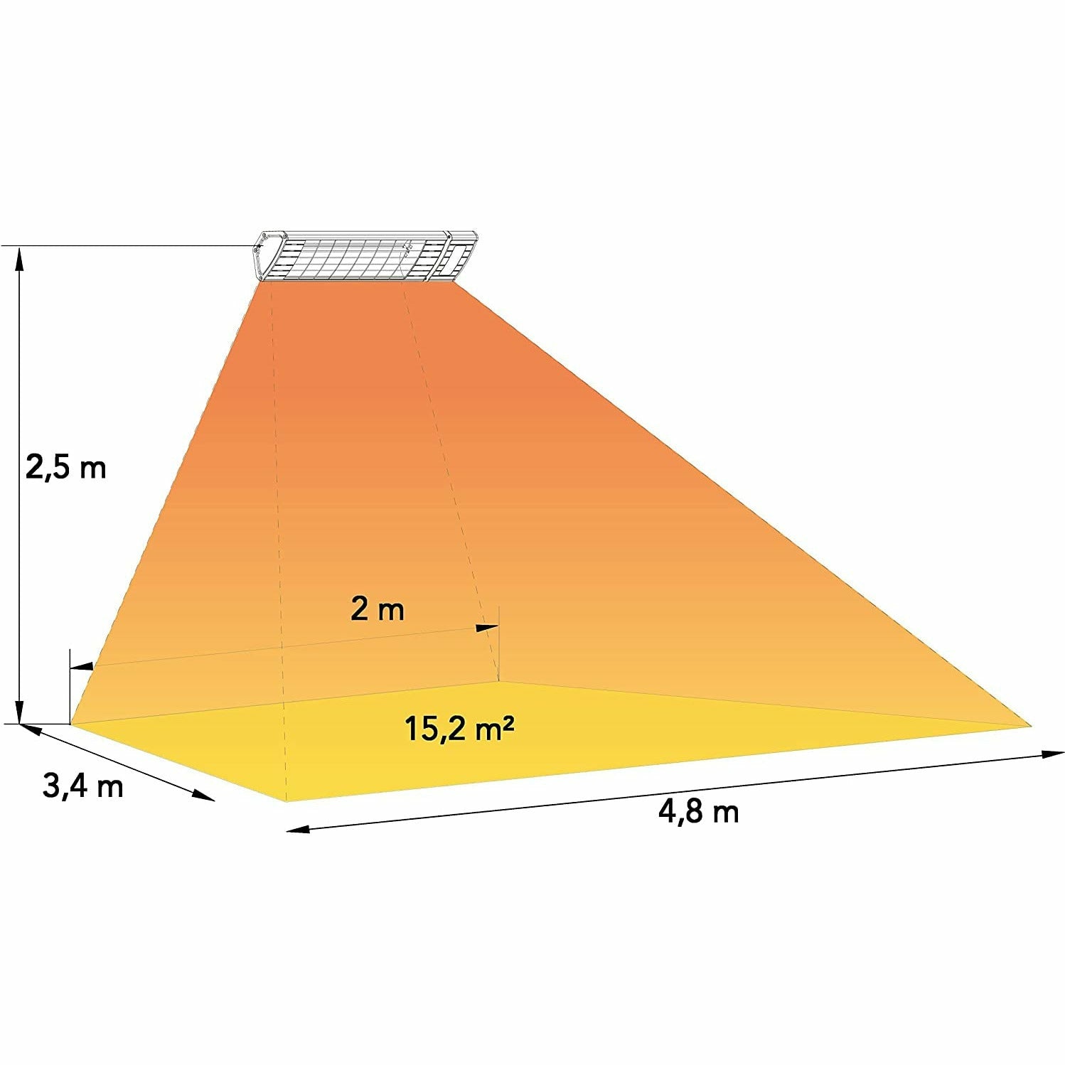 Icon 1700 Watt 120-V Wall Mounted Indoor/Outdoor Patio Heater - Small Appliances image 5