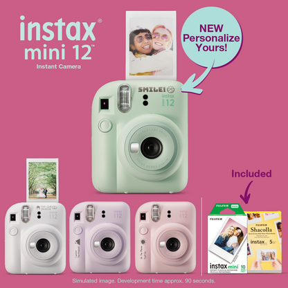Personalized instax mini 12™ Instant Camera with Instant Film - Accessories image 1