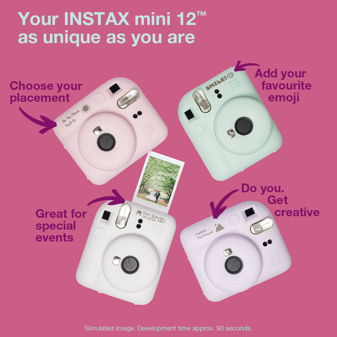 Personalized instax mini 12™ Instant Camera with Instant Film - Accessories image 2