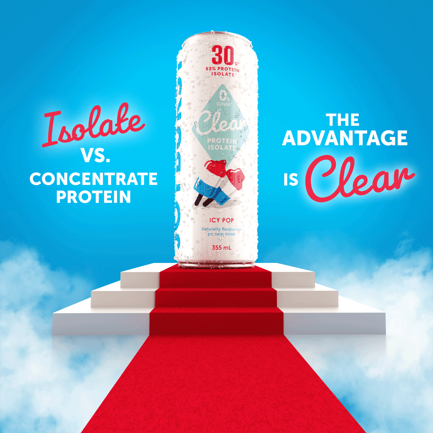 Joyburst Clear Protein Isolate - Icy Pop Flavour - Accessories image 5