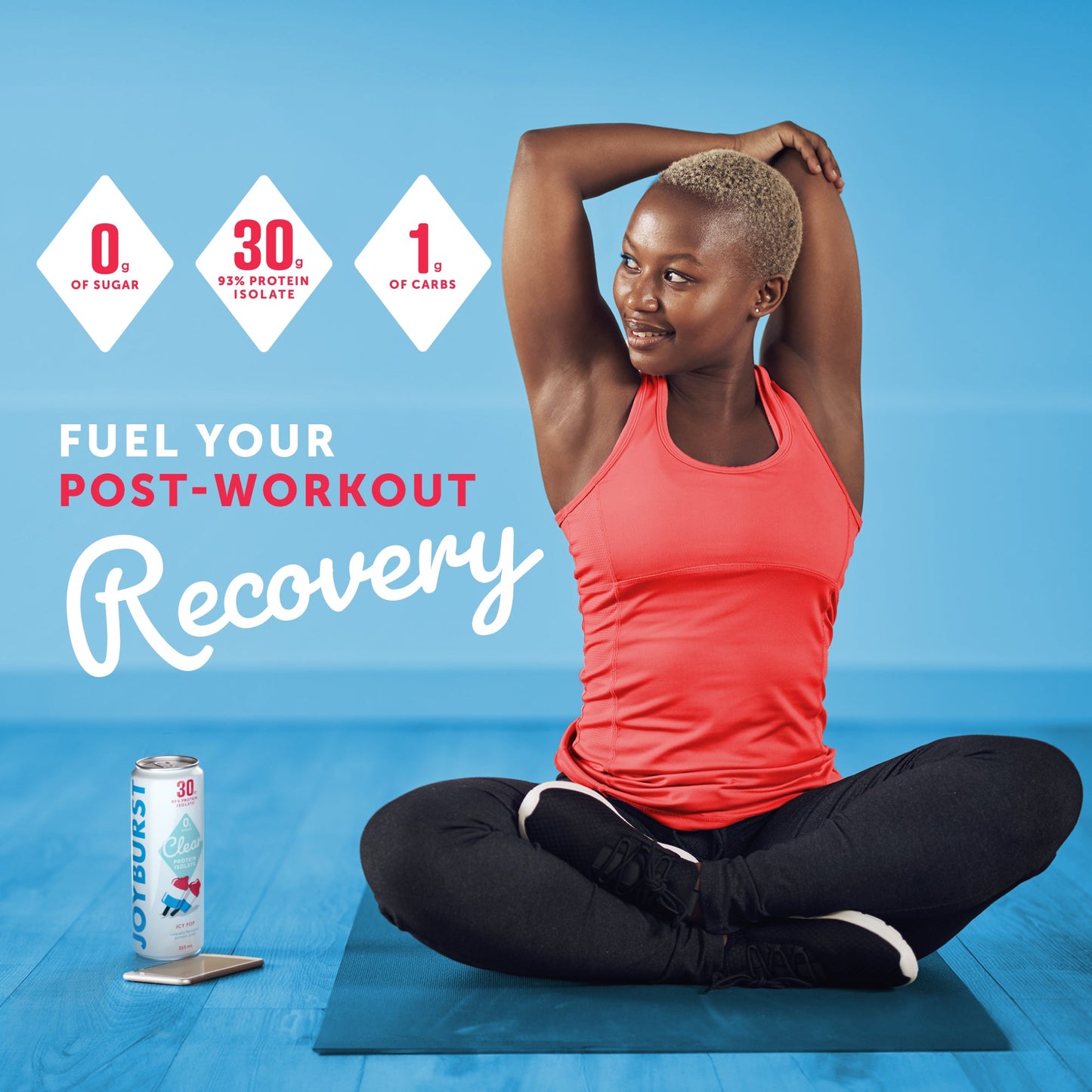 Joyburst Clear Protein Isolate - Icy Pop Flavour - Accessories image 10