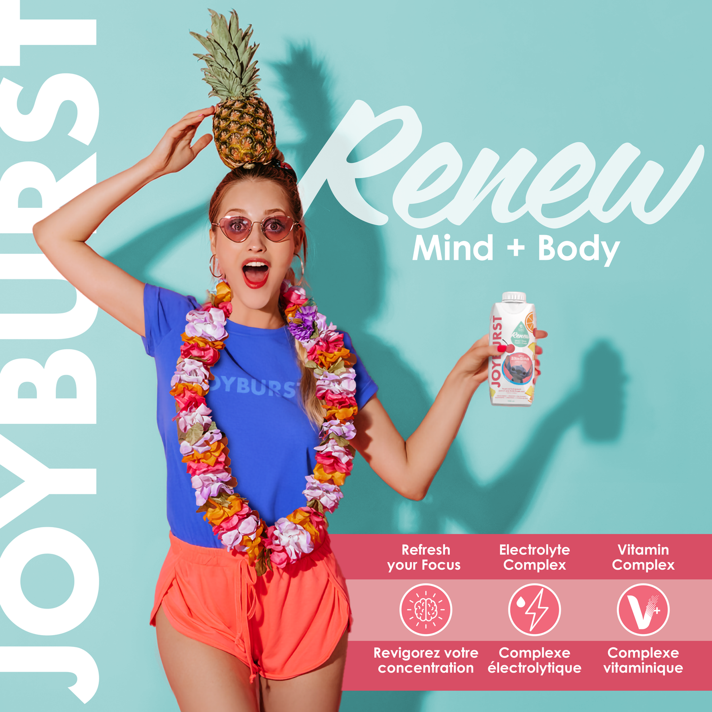 NEW! Joyburst Renew Hydration Tropical Fruit Punch Flavour - 18 pack - Kitchen & Dining image 3