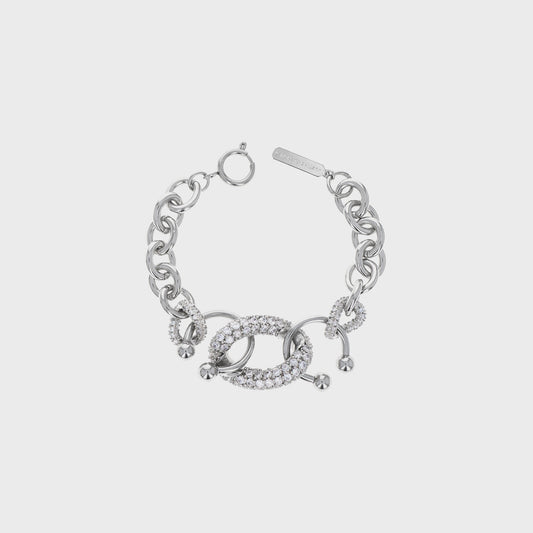 Justine Clenquet Phoebe Bracelet - Palladium - Jewelry image 1