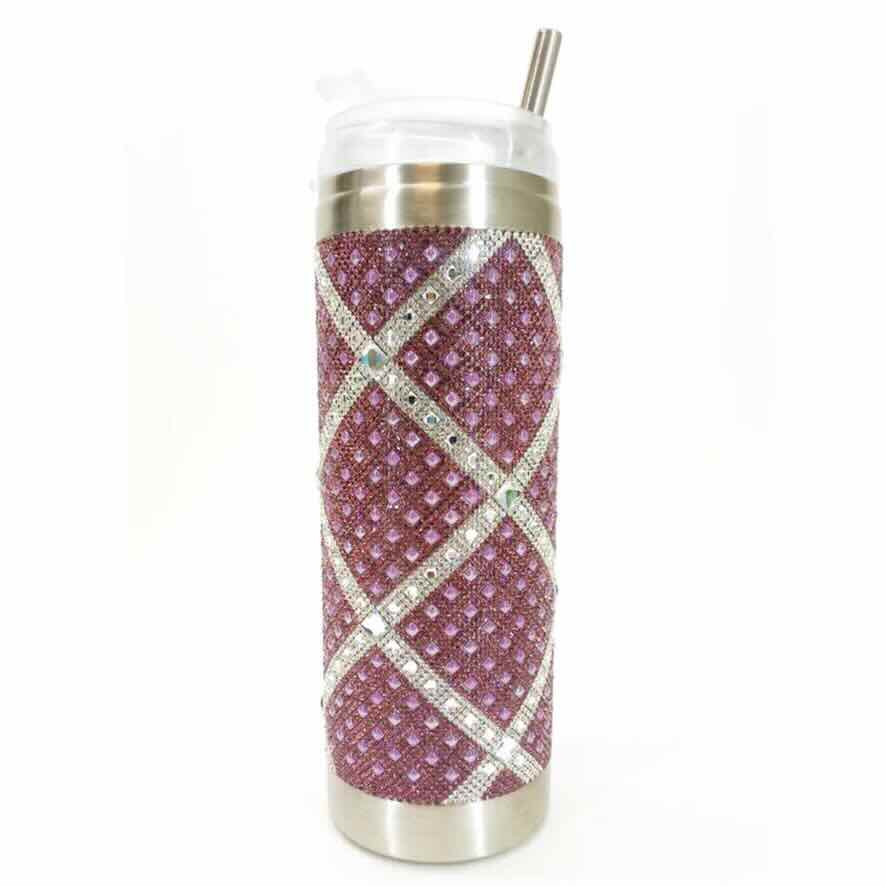 Dazzling Rhinestone Encrusted Drink Tumbler - Jacqueline Kent - Kitchen & Dining image 1