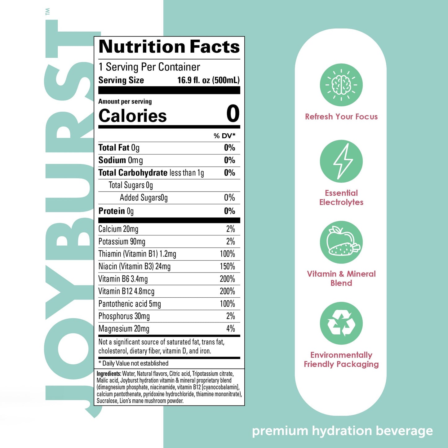 Joyburst Hydration Variety Tetra Pack - 18 Pack - Kitchen & Dining image 2
