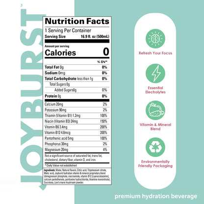 Joyburst Hydration Variety Tetra Pack - 18 Pack - Kitchen & Dining image 2