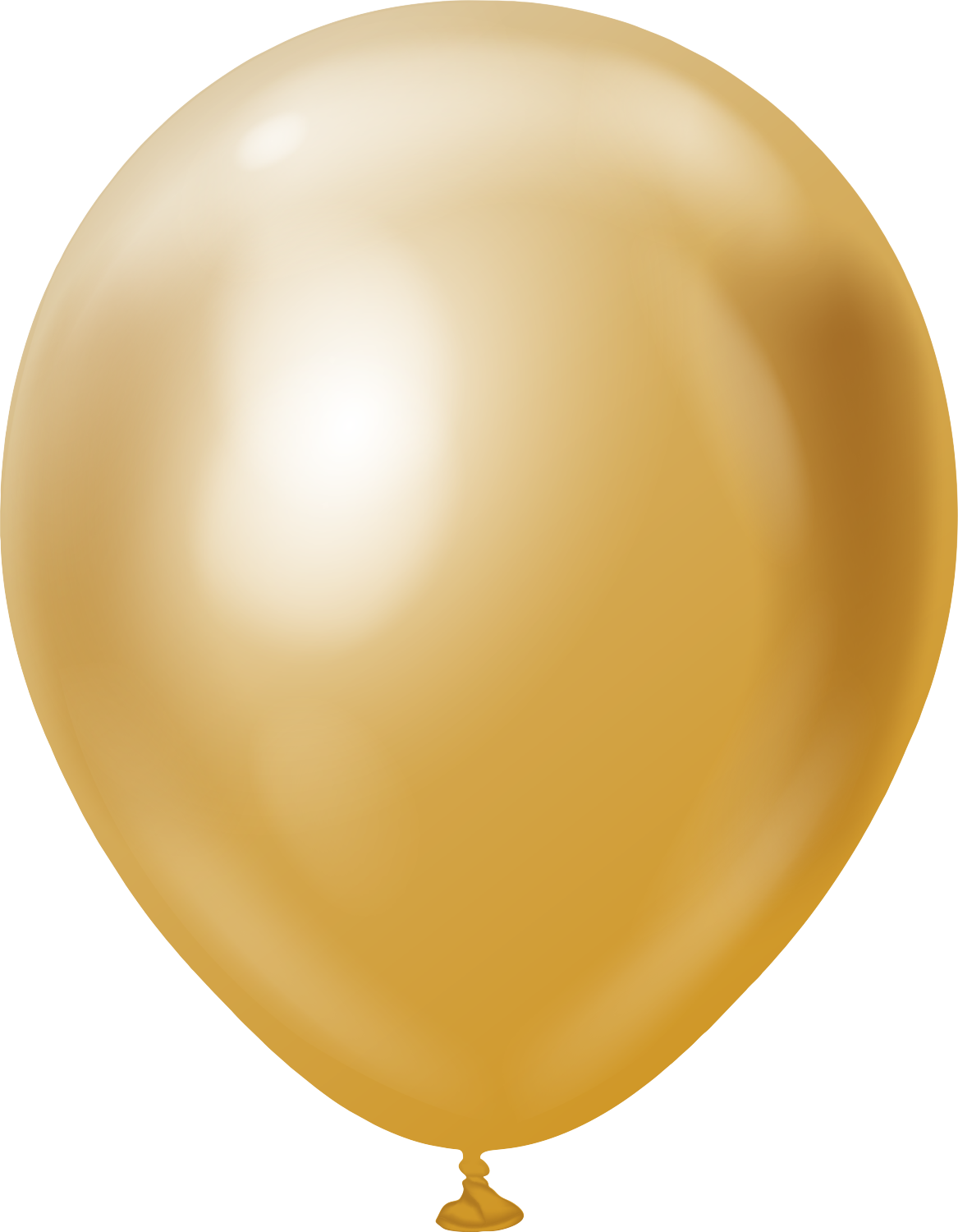 12" Kalisan Latex Balloons Mirror Gold - XL SuperSize Bag Count (250 Per Bag) - Home Decor image 1