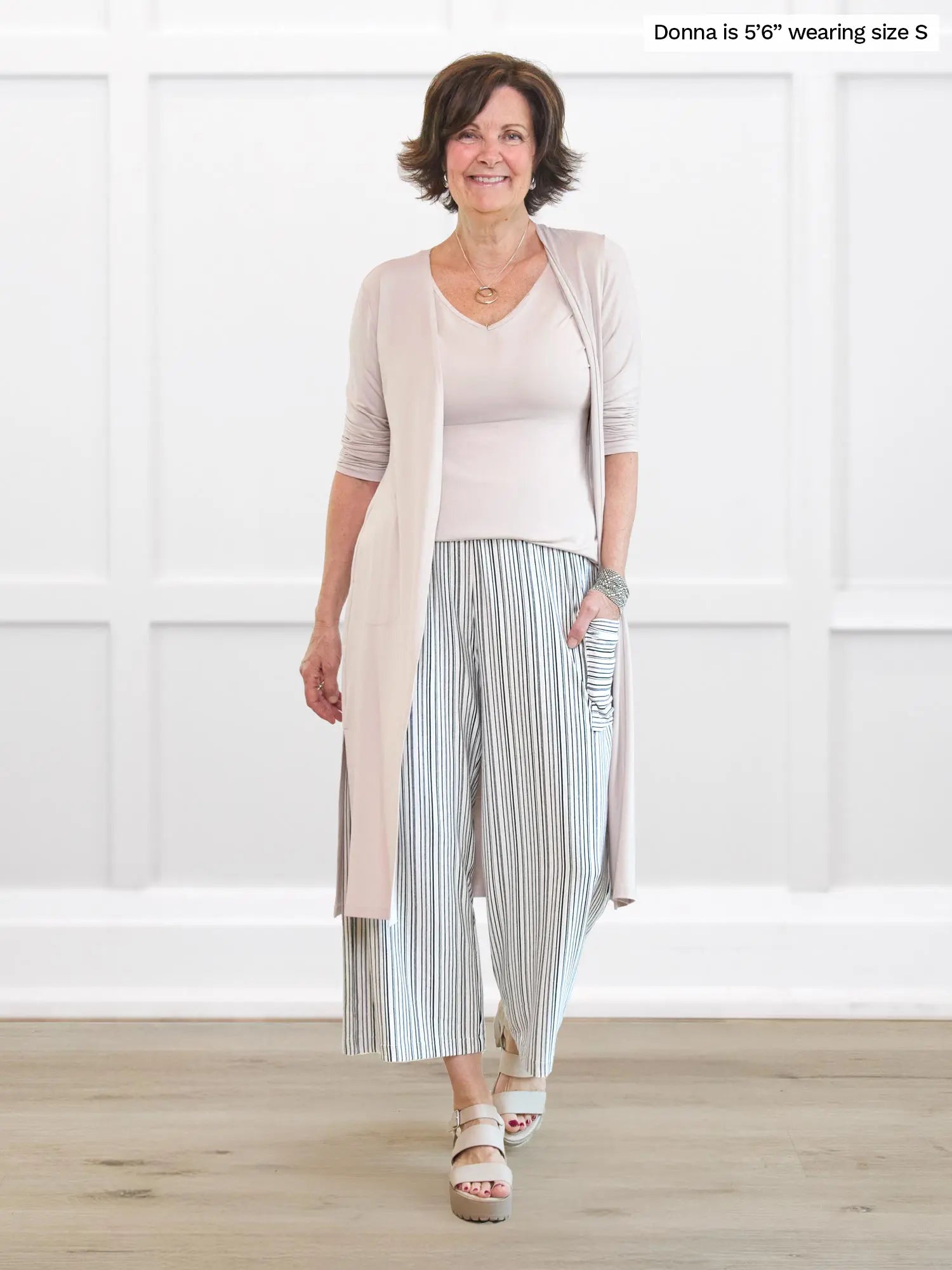 Kala striped lounge capri pant - Misc image 8