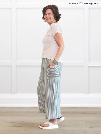 Kala striped lounge capri pant - Misc image 7