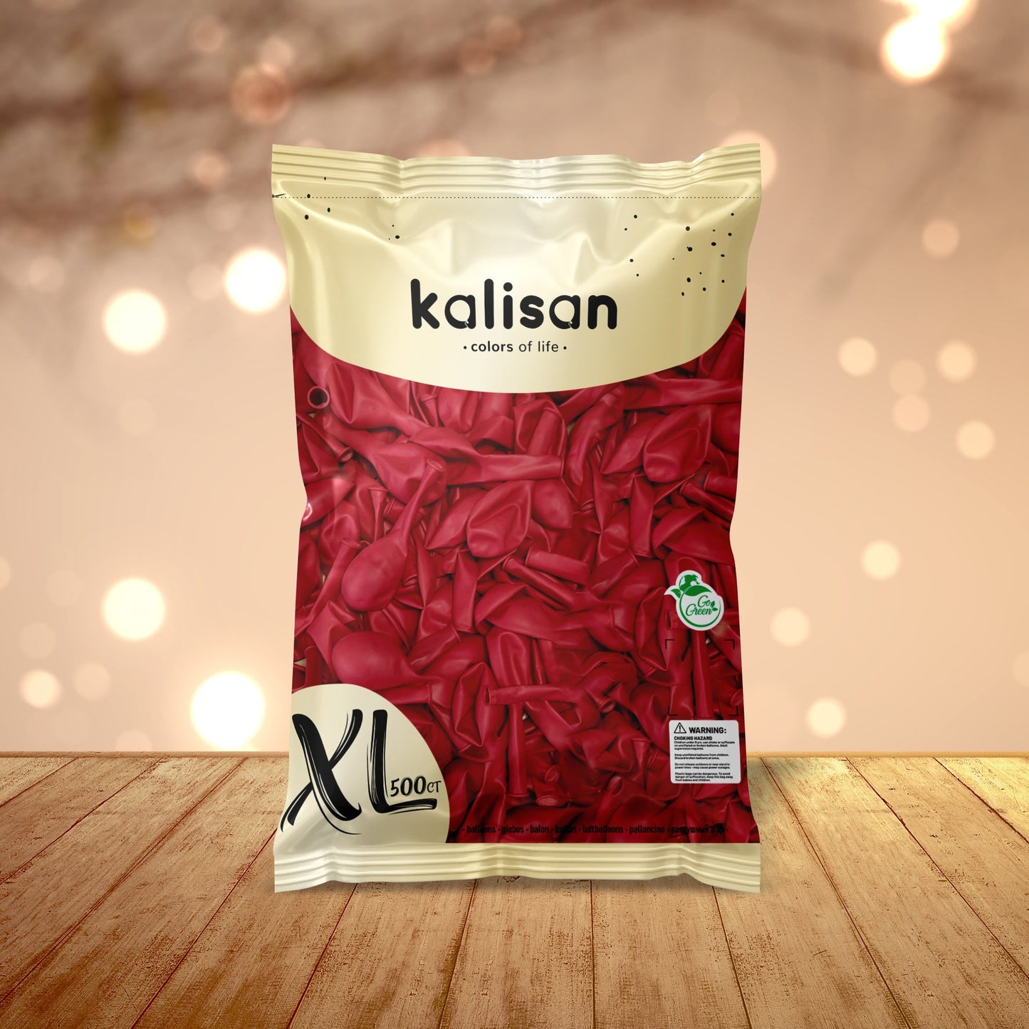12" Kalisan Latex Balloons Mirror Gold - XL SuperSize Bag Count (250 Per Bag) - Home Decor image 5