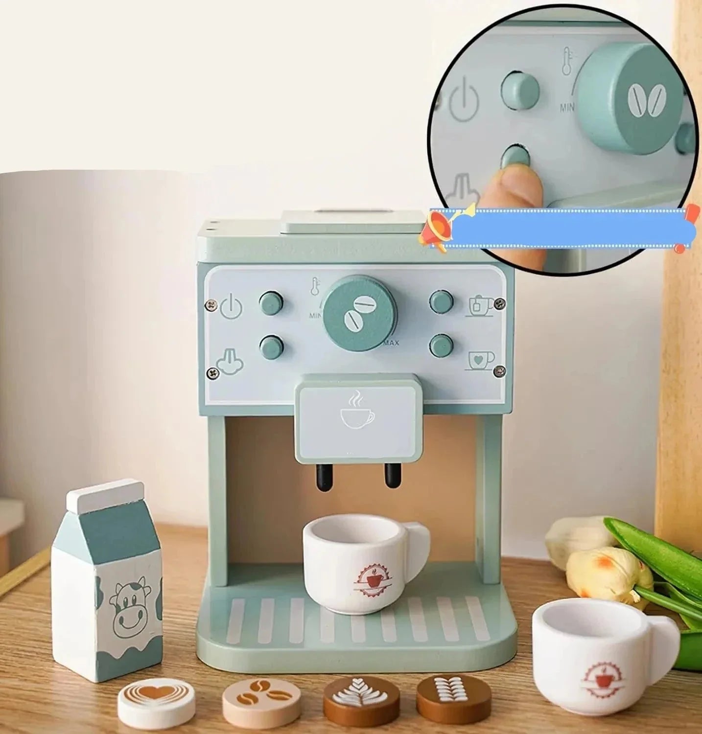 Kids Wooden Kitchen Playhouse - Kitchen & Dining image 9