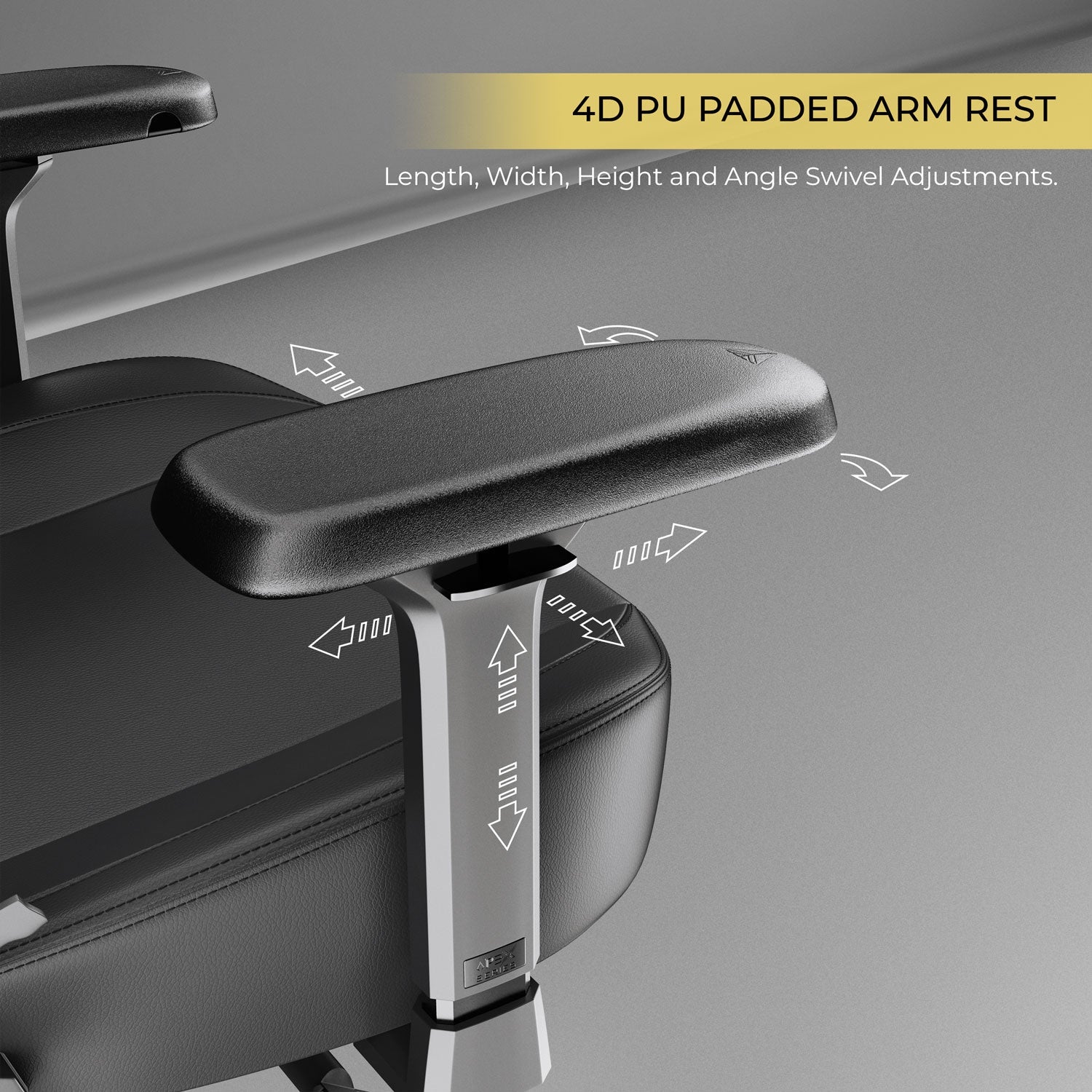 Lord of the Rings (Black Edition) Gaming Chair - Furniture image 11