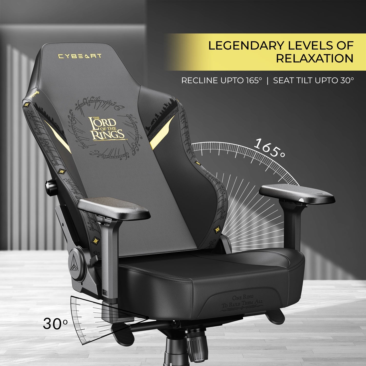 Lord of the Rings (Black Edition) Gaming Chair - Furniture image 12