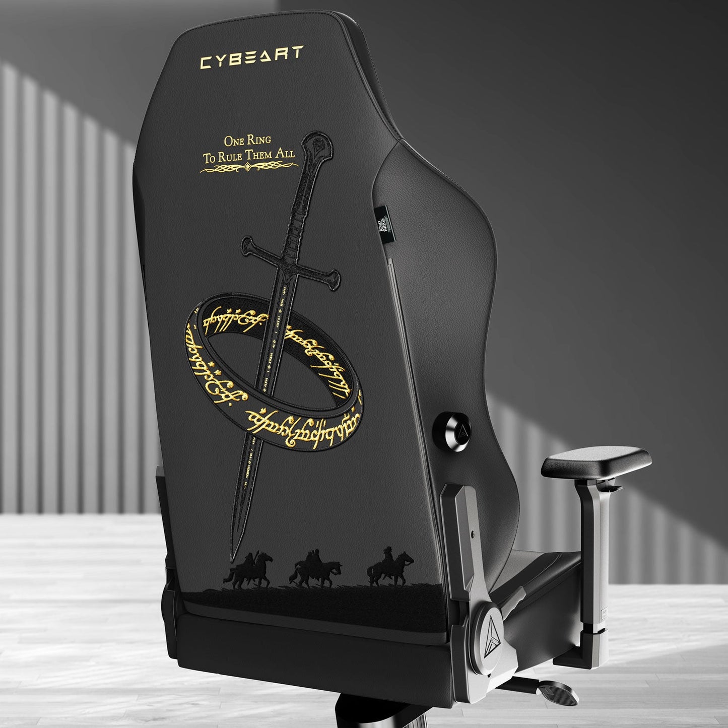 Lord of the Rings (Black Edition) Gaming Chair - Furniture image 5